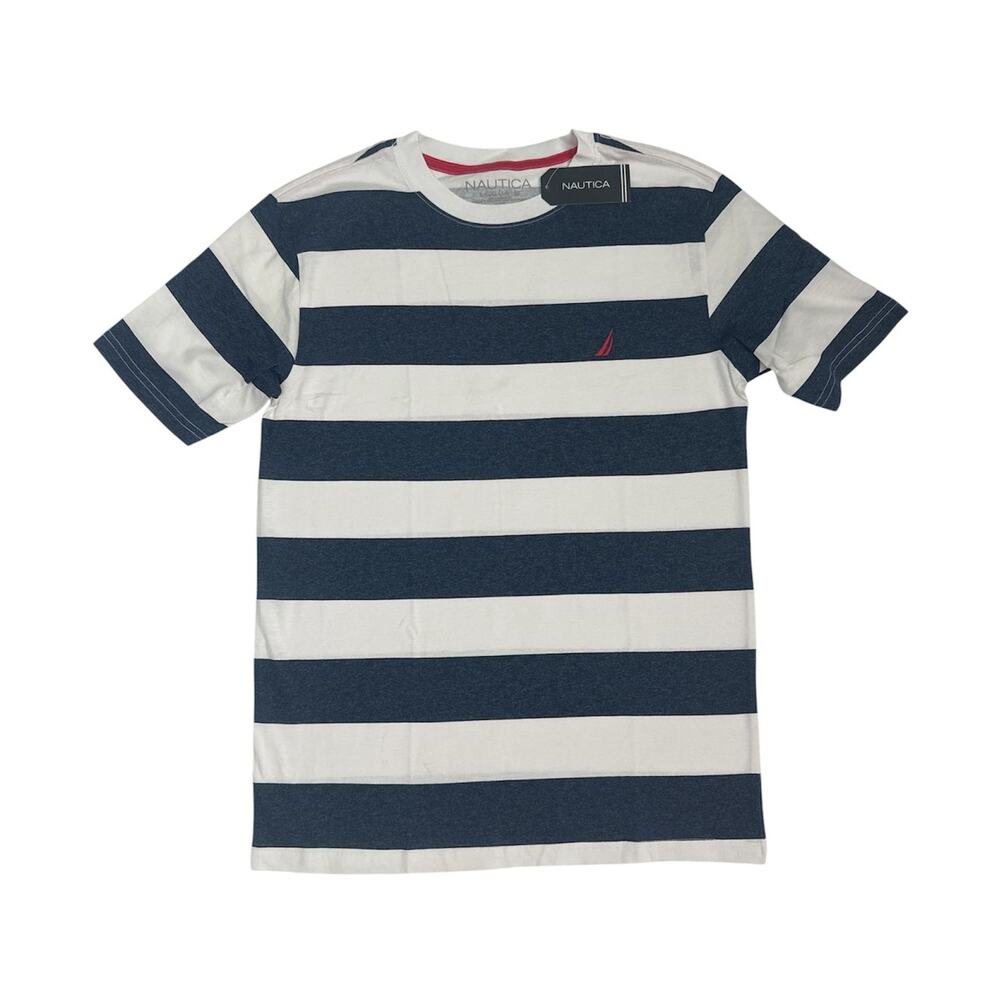 NWT Nautica Stripped short-sleeve t-shirt Size L(14-16)